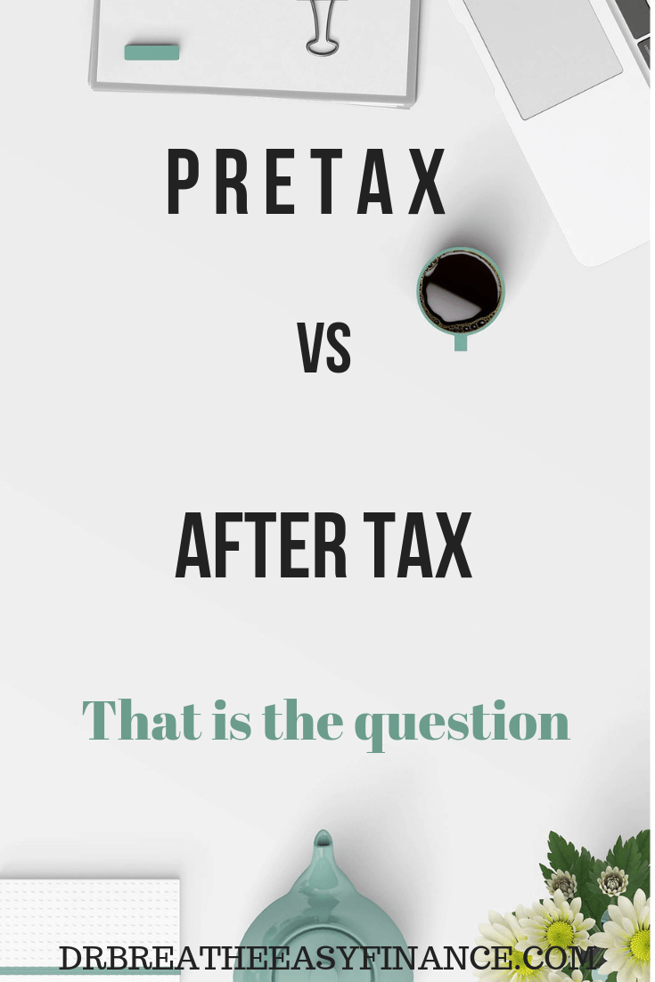 Pretax vs after tax investment, which one is better? Lets walk through the calculations. 