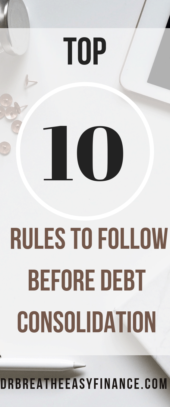 To get out of debt fast, follow these 10 steps before loan consolidation