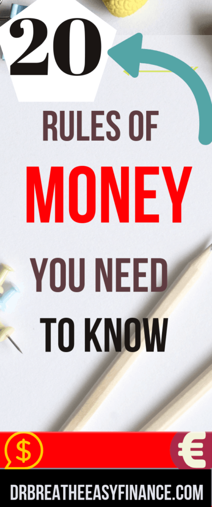 20 Rules of Money You Wish You Knew Sooner - With Video