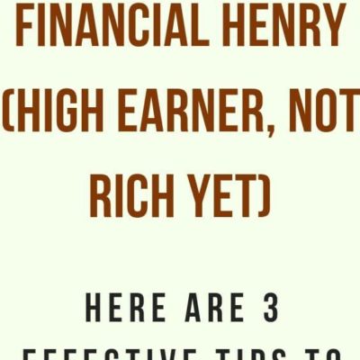 Click to understand the concept of HENRY and how to become wealthy.It was defined as a niche of families earning between $250,000 and $500,000, but have little money left after taxes and after paying for housing, schooling, and family costs. It goes on to mention retirement account savings to be another cost that makes it difficult for this group of people.