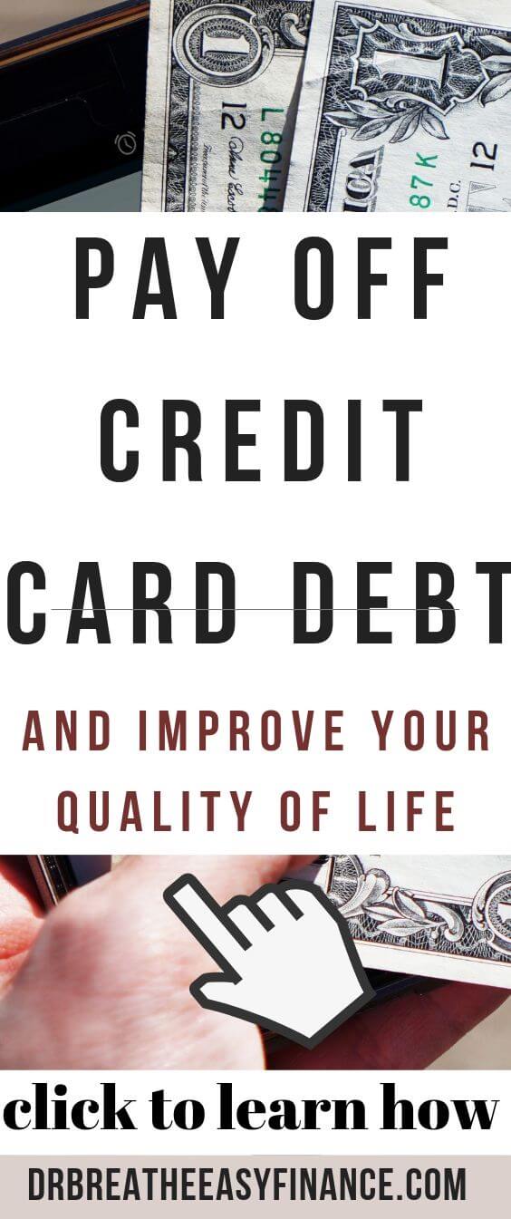 This article will walk you through how to pay off your credit card and improve your quality of life!!According to a study by the American Psychological Association, about 72% of the people in our country are stressed about their money! Part of the reason is the debt burden in this country. According to the Federal Reserve, people of our country owe $1.04 trillion in credit card debt! In fact, it’s much higher than $584, which was the credit card debt in our country 5 years ago!